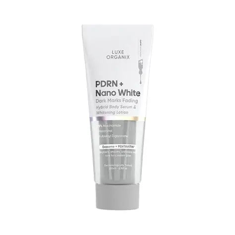 Luxe Organix PDRN + Nano White Dark Marks Fading Hybrid Body Serum & Whitening Lotion 200ml