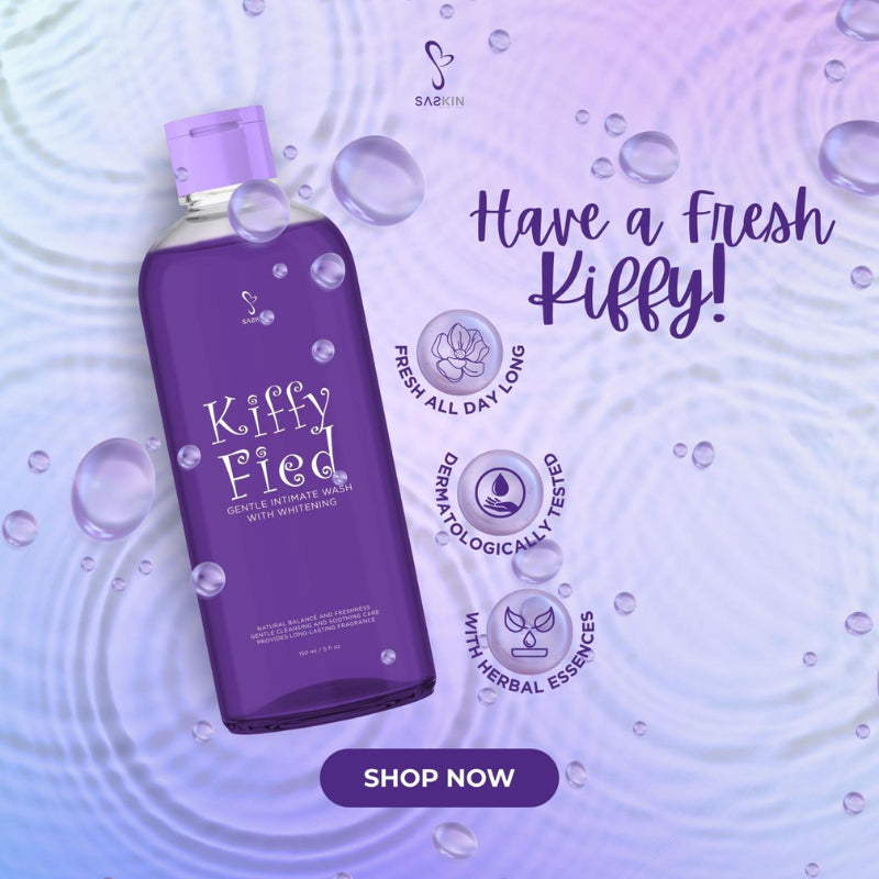 Saskin Kiffy Fied Gentle Intimate Wash with Whitening 150ml