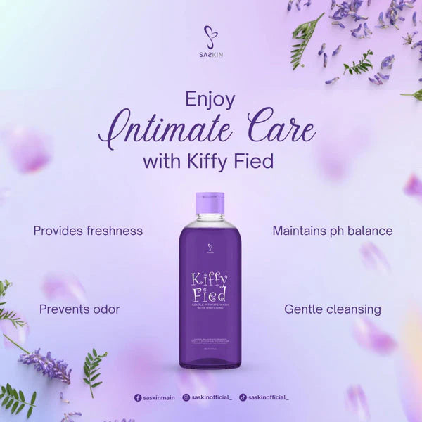 Saskin Kiffy Fied Gentle Intimate Wash with Whitening 150ml