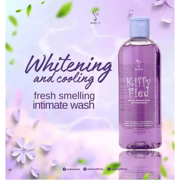 Saskin Kiffy Fied Gentle Intimate Wash with Whitening 150ml