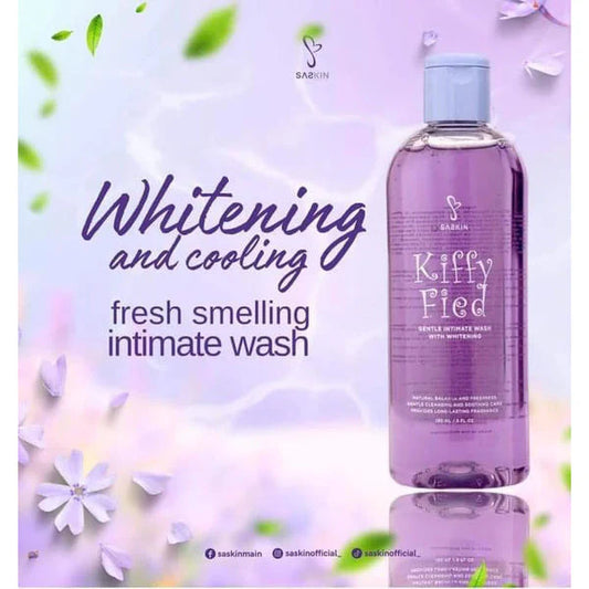Saskin Kiffy Fied Gentle Intimate Wash with Whitening 150ml