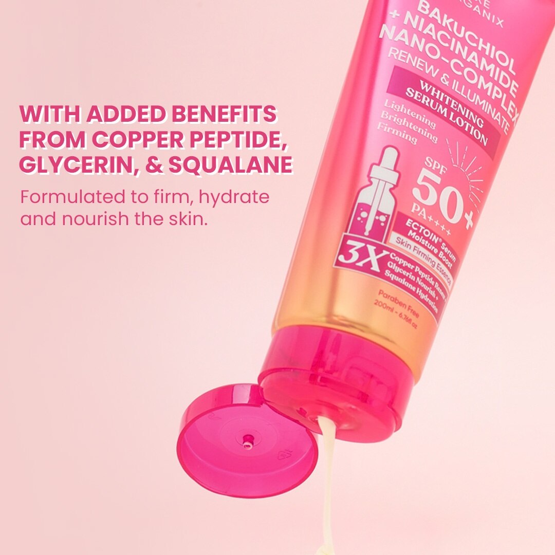 Luxe Organix Bakuchiol + Niacinamide Nano-complex Lotion 200ml
