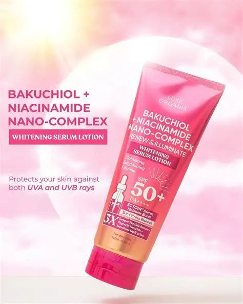 Luxe Organix Bakuchiol + Niacinamide Nano-complex Lotion 200ml