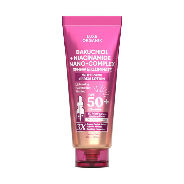 Luxe Organix Bakuchiol + Niacinamide Nano-complex Lotion 200ml