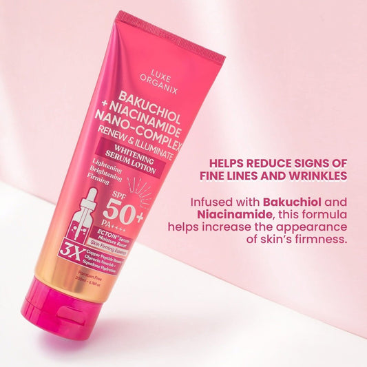 Luxe Organix Bakuchiol + Niacinamide Nano-complex Lotion 200ml
