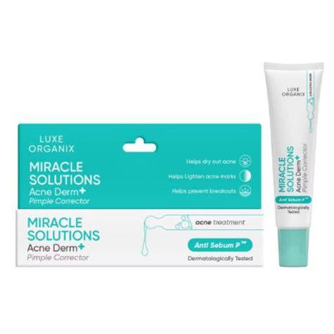 Luxe Organix Miracle Solutions Acne Derm Pimple Corrector Cream 20g