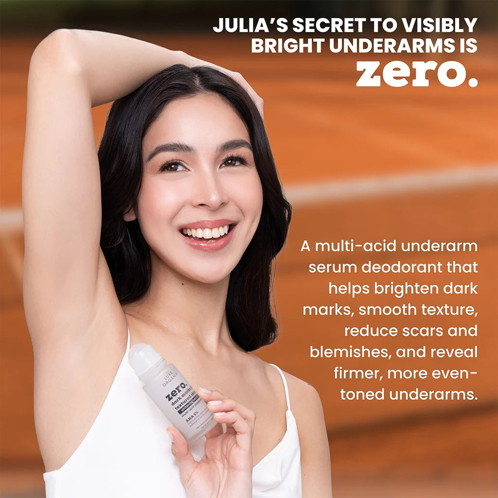 Luxe Organix Zero. Dark Marks & Textured Skin Whitening Serum Deodorant 50ml