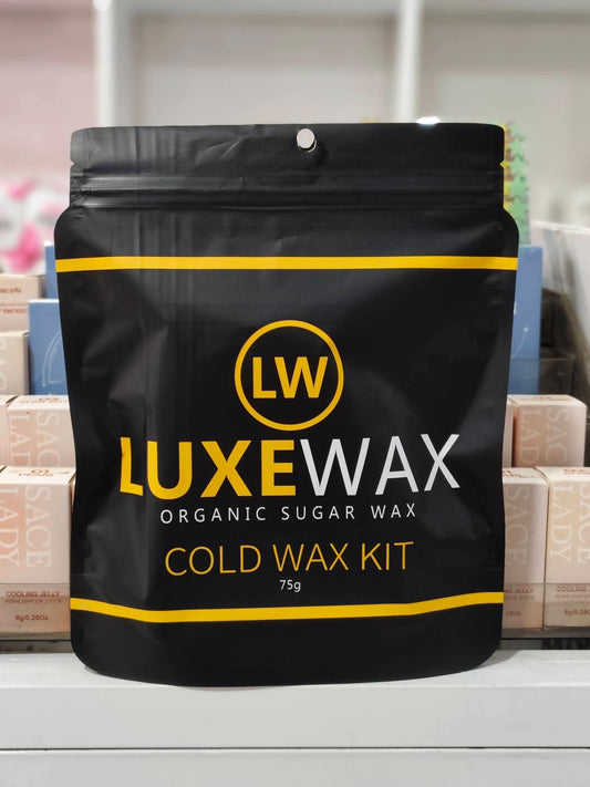 Luxe Wax Organic Sugar Wax Cold Wax Kit 75g