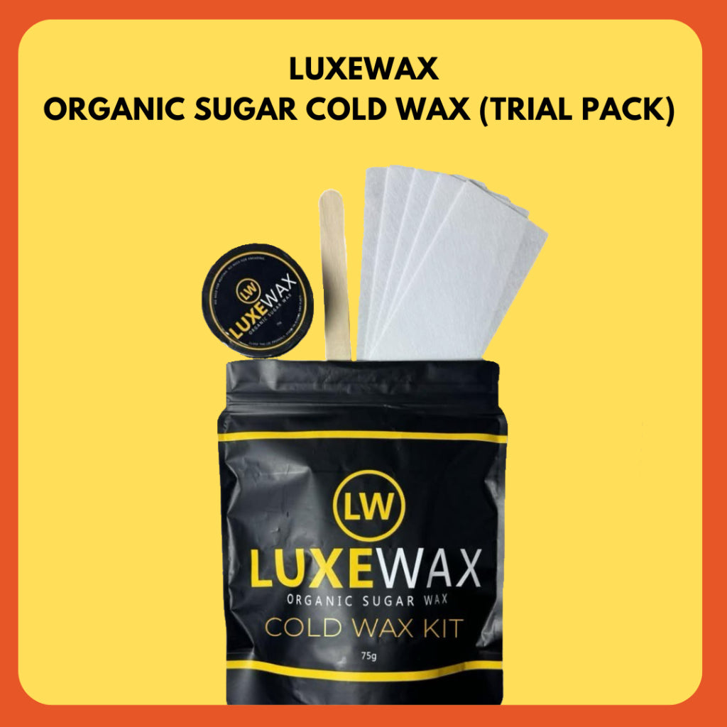 Luxe Wax Organic Sugar Wax Cold Wax Kit 75g