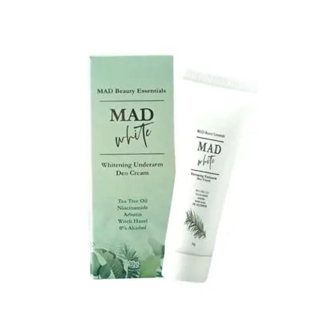 MAD Beauty Essentials MAD White Whitening Underarm Deo CREAM 30g