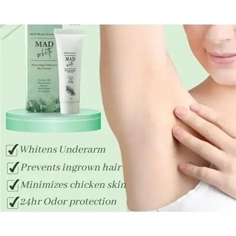 MAD Beauty Essentials MAD White Whitening Underarm Deo CREAM 30g