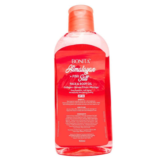 Bonita Himalayan Pink Salt Face and Body Oil 100ml
