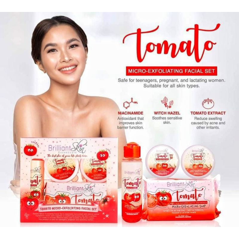 Brilliant Senyora's Tomato Micro-Exfoliating Facial Set