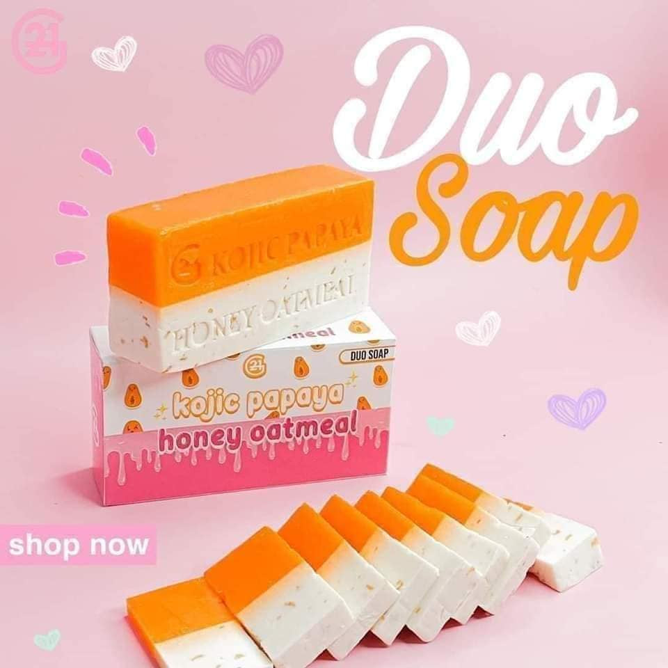 G21 KOJIC PAPAYA+HONEY OATMEAL SOAP