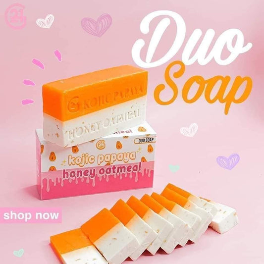 G21 KOJIC PAPAYA+HONEY OATMEAL SOAP
