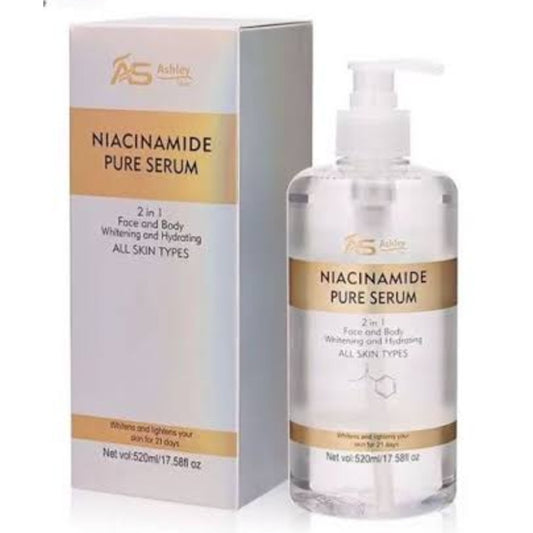 Ashley Shine Niacinamide Serum Moisturizes Skin Care 2 in 1 for Face and Body