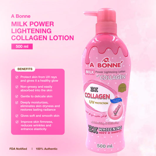 A bonne Body Lotion Smooth & Soft Skin Collagen 500ML