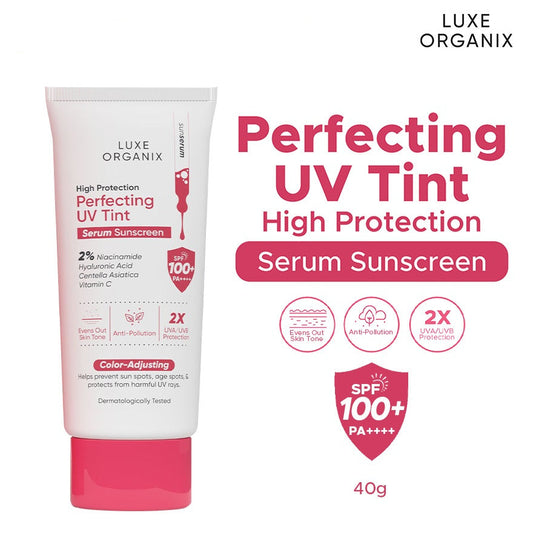 Luxe Organix High Protection PERFECTING UV TINT SERUM SUNSCREEN SPF 100+PA++++