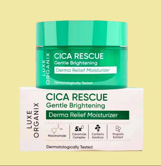 Luxe Organix Cica Rescue Derma Relief Moisturizer 50g