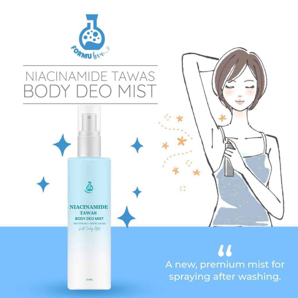 The Original Niacinamide Tawas Body Deo Mist 100ml