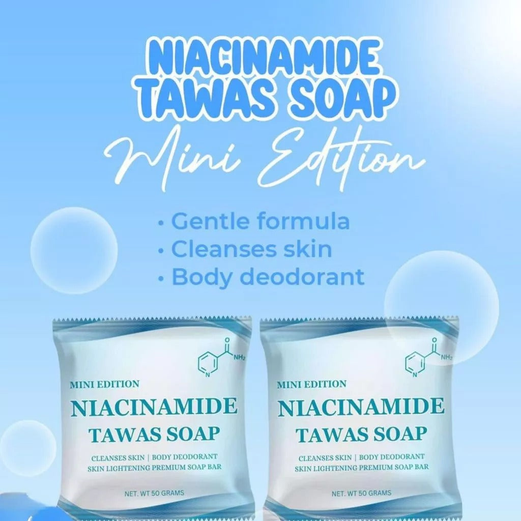 The Original Niacinamide Tawas Soap MINI EDITION 50g