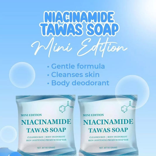 The Original Niacinamide Tawas Soap MINI EDITION 50g