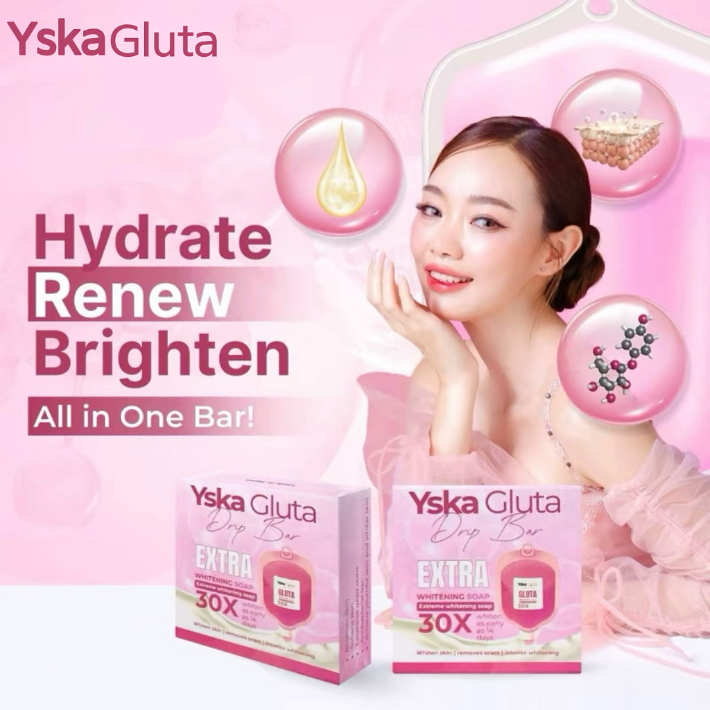 YSKA GLUTA DRIP BAR EXTRA 30X EXTREME WHITENING SOAP 70g