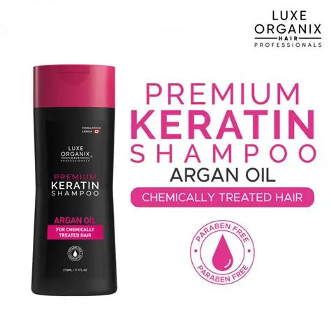 Luxe Organix Premium Keratin Shampoo Argan Oil 210ML