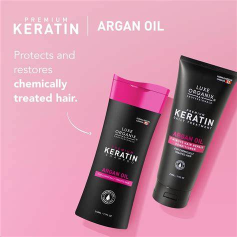 Luxe Organix Premium Keratin Shampoo Argan Oil 210ML