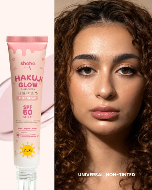 Shaha Beauty Hakuji Glow Sunscreen Pure Glow SPF 50 PA++++ 30ml