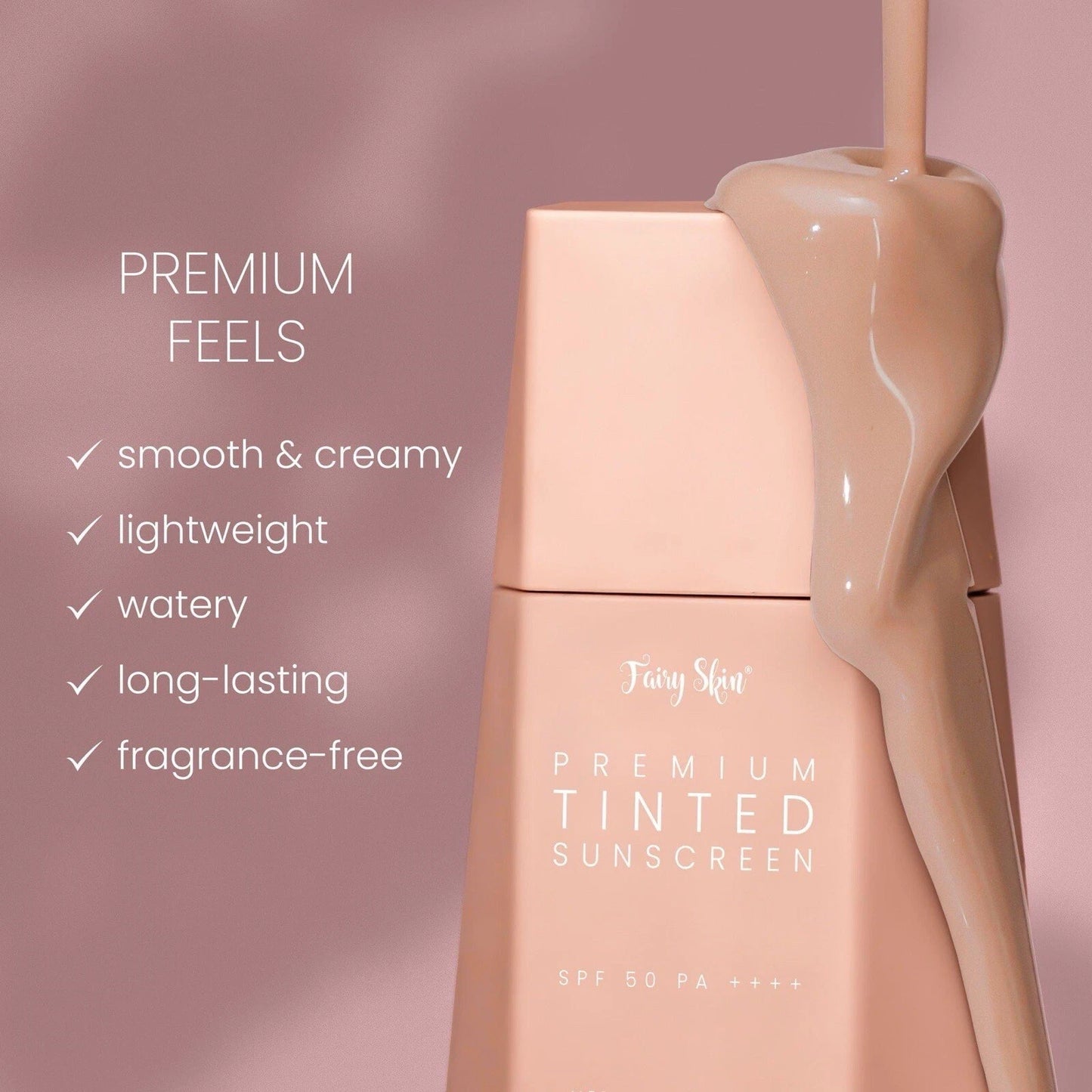 FAIRY SKIN Premium Tinted Sunscreen SPF 50 ++++ 50g