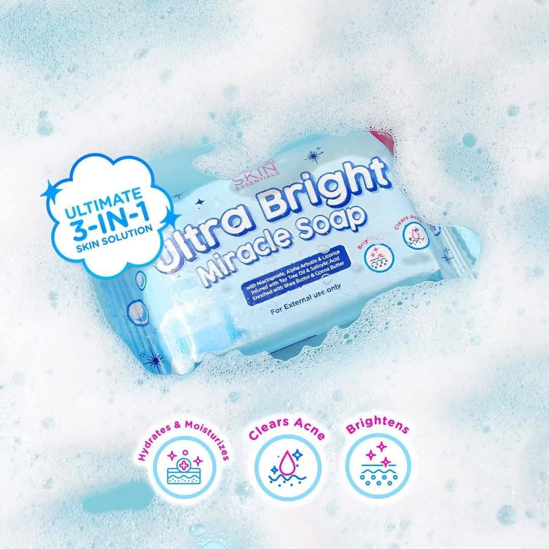 Hikari Ultra Bright Miracle Soap 5 bars in 1 pouch